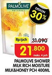 Promo Harga PALMOLIVE Shower Gel Milk Honey 400 ml - Superindo