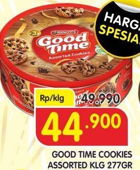 Promo Harga GOOD TIME Cookies Chocochips Assorted Cookies 277 gr - Superindo