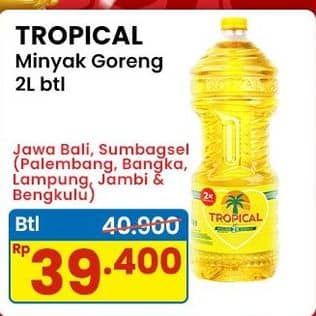 Promo Harga Tropical Minyak Goreng 2000 ml - Indomaret