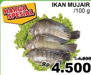 Promo Harga Ikan Mujair per 100 gr - Giant