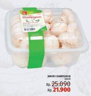 Promo Harga Jamur Champignon (Jamur Kancing)  - LotteMart