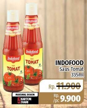 Promo Harga INDOFOOD Saus Tomat 335 ml - Lotte Grosir