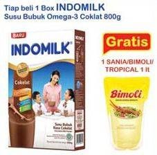 Promo Harga INDOMILK Susu Bubuk Cokelat 800 gr - Indomaret