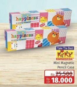 Promo Harga Kiky Magnetic Pencil Case Mini  - Lotte Grosir