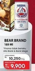 Promo Harga Bear Brand Susu Steril 189 ml - Carrefour