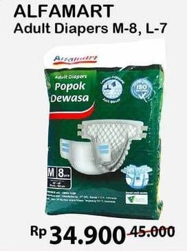 Promo Harga Alfamart Adult Diapers L7, M8  - Alfamart