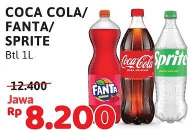 Promo Harga COCA COLA, FANTA, SPRITE  - Alfamidi