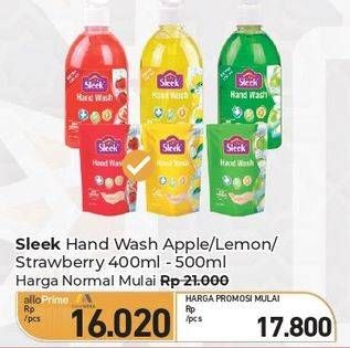 Promo Harga Sleek Hand Wash Antibacterial   - Carrefour