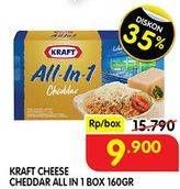 Promo Harga KRAFT All in 1 Cheddar 165 gr - Superindo