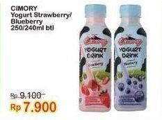 Promo Harga Cimory Yogurt Drink Strawberry, Blueberry 250 ml - Indomaret