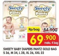 Promo Harga Sweety Gold Pants S36, M34, L28, XL26, XXL22  - Superindo