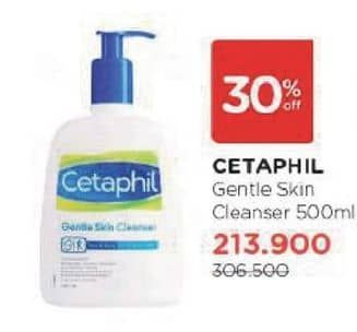 Promo Harga Cetaphil Gentle Skin Cleanser 500 ml - Watsons