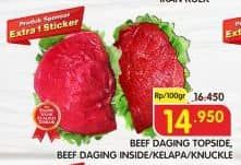 Promo Harga Daging Topside Sapi/Beef Knuckle (Daging Inside)   - Superindo