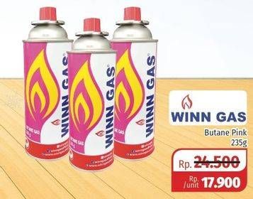 Promo Harga WINN GAS Tabung Gas Pink 235 gr - Lotte Grosir