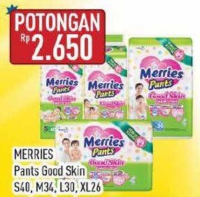 Promo Harga Merries Pants Good Skin S40, M34, L30, XL26  - Hypermart