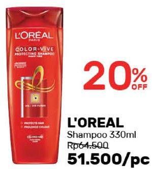 Promo Harga LOREAL Shampoo 330 ml - Guardian