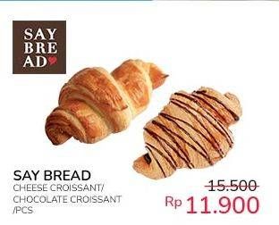 Promo Harga Say Bread Roti Cheese Croissant, Chocolate Croissant  - Indomaret