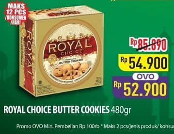 Promo Harga Danish Royal Choice Butter Cookies 480 gr - Hypermart