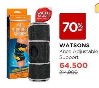 Promo Harga WATSONS Knee Adjustable Support  - Watsons