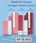 Promo Harga WARDAH Colorfit Ultralight Matte Lipstick 01 Parfait Pink, 06 Punch Fuchsia, 08 Woodsy Brown 3 gr - Indomaret