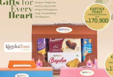 Promo Harga Kartika Toast Hampers 3 pcs - LotteMart