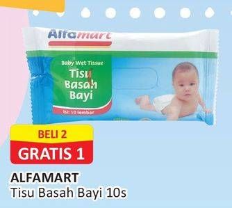 Promo Harga ALFAMART Tisu Basah Bayi 10 pcs - Alfamart