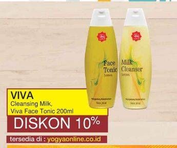Promo Harga Viva Milk Cleanser / Face Tonic  - Yogya