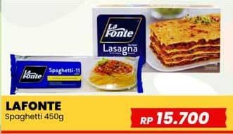 Promo Harga La Fonte Spaghetti 450 gr - Yogya