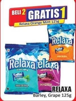Promo Harga Relaxa Candy Barley Mint, Grape Mint 125 gr - Hari Hari