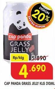 Promo Harga Cap Panda Minuman Kesehatan Cincau 310 ml - Superindo