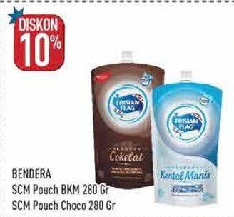 Promo Harga Frisian Flag Susu Kental Manis Cokelat, Putih 280 gr - Hypermart