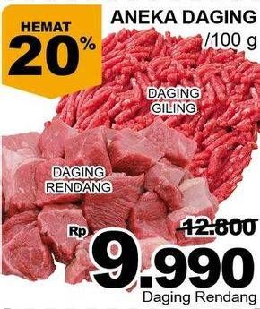 Promo Harga Daging Rendang Sapi per 100 gr - Giant