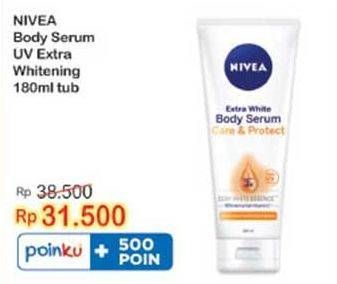 Promo Harga Nivea Body Serum Extra White Care Protect 180 ml - Indomaret