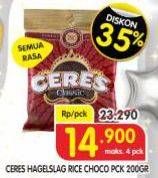 Promo Harga Ceres Hagelslag Rice Choco All Variants 200 gr - Superindo