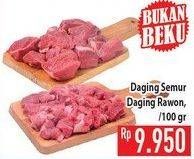 Promo Harga Daging Semur/ Daging Rawon per 100 gr - Hypermart