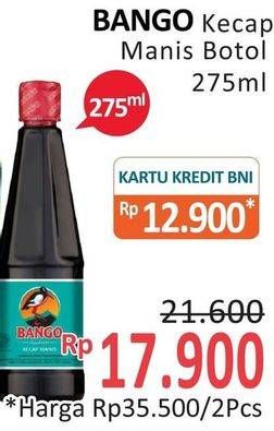 Promo Harga BANGO Kecap Manis 275 ml - Alfamidi