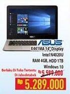 Promo Harga ASUS Laptop X441MA-GA011T | RAM 4GB  - Hypermart