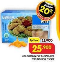 Promo Harga 365 Udang Popcorn Lapis Tepung 350 gr - Superindo