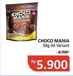 Promo Harga CHOCO MANIA Choco Chip Cookies All Variants 69 gr - Alfamidi
