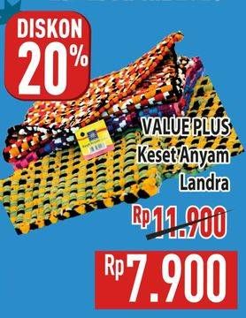Promo Harga Value Plus Keset Anyam  - Hypermart