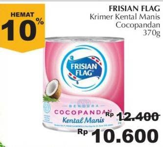 Promo Harga FRISIAN FLAG Susu Kental Manis Cocopandan 370 gr - Giant