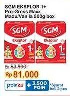 Promo Harga SGM Eksplor 1+ Susu Pertumbuhan Madu, Vanila 900 gr - Indomaret