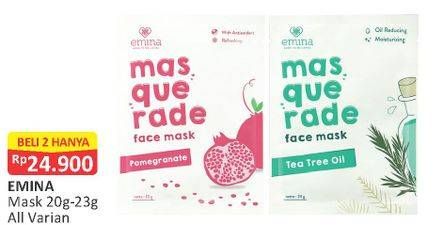 Promo Harga EMINA Masquerade Face Mask All Variants per 2 sachet 23 gr - Alfamart