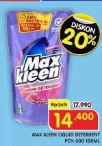Promo Harga Max Kleen Liquid Detergent 600 ml - Superindo