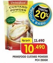 Promo Harga Primsfood Custard Powder 250 gr - Superindo