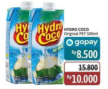 Promo Harga Hydro Coco Minuman Kelapa Original 500 ml - Alfamidi