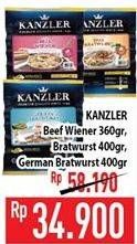 Promo Harga Kanzler Beef Wiener/ Bratwurst/ German Bratwurst  - Hypermart