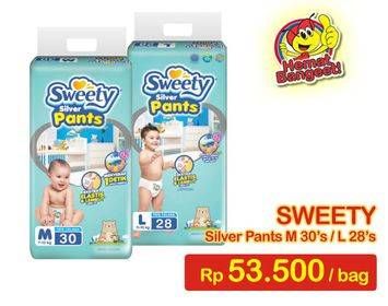 Promo Harga Sweety Silver Pants M30, L28  - Indomaret