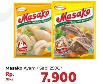 Promo Harga AJINOMOTO Penyedap Rasa Masako Ayam, Sapi 250 gr - Carrefour