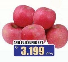 Promo Harga Apel Fuji Super RRT per 100 gr - Hari Hari